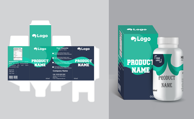 Packaging Design Template Creation