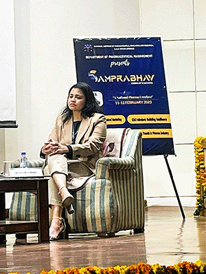 SAMPRABHAV 2023 Felicitates Riddhi Upasani, DGM, Freyr Solutions