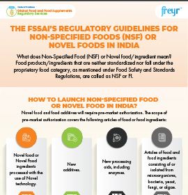 The FSSAI’s Regulatory Guidelines for Non-Specified Foods (NSF) or Novel Foods in India