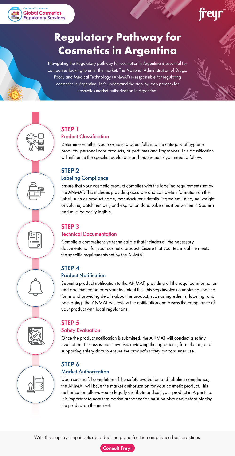 Regulatory Pathway for Cosmetics in Argentina Regulatory Pathway for Cosmetics in Argentina