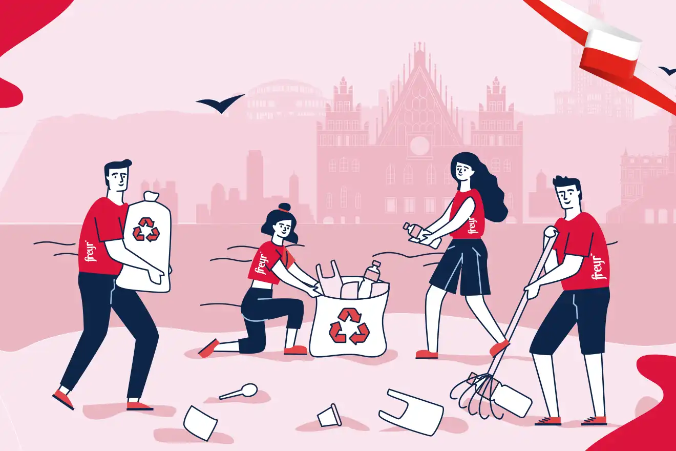 Freyr Poland Team Lends a Helping Hand to Sopot Beach with a Successful Cleanup Drive