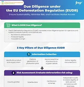 Due Diligence under the EU Deforestation Regulation (EUDR)
