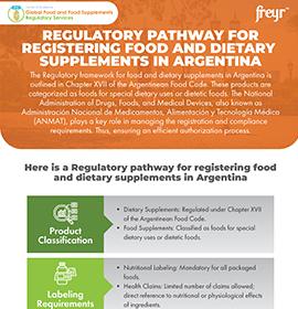 Regulatory Pathway for Registering Food and Dietary Supplements in Argentina